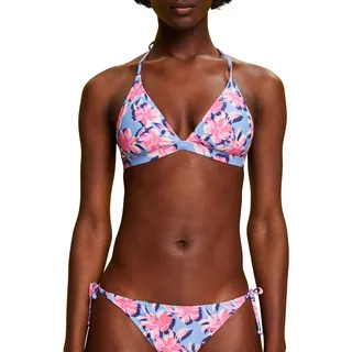 ESPRIT Damen Palace Beach Rcs Padded Halterneck Bikini, Light Blue Lavender 3, 38 / B