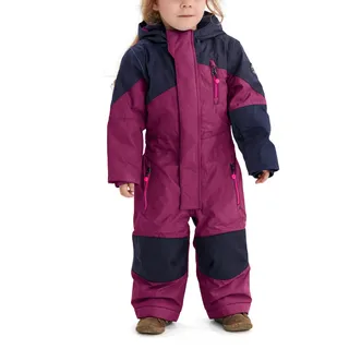 KILLTEC Unisex Kinder Kesley Mini Skioverall Mit Kapuze Und Schneefang, pflaume, 86-92 EU