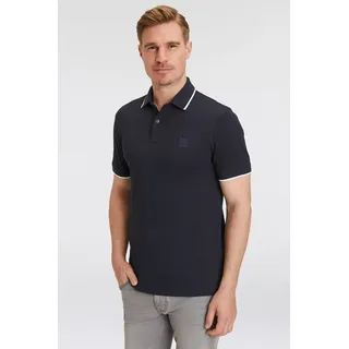 BOSS ORANGE Poloshirt »Passertip« mit BOSS Logo-Badge, blau