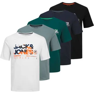 JACK & JONES JJLUKE TEE mehrfarbig S