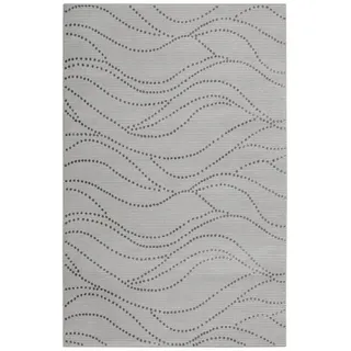 Esprit Flachwebeteppich , Grau , Textil , Wellen , quadratisch , 200x200 cm , Textiles Vertrauen - Oeko-Tex® , für Fußbodenheizung geeignet, in verschiedenen Größen erhältlich, pflegeleicht, leicht zusammenrollbar , Teppiche und Böden, Teppiche, Moderne Teppiche