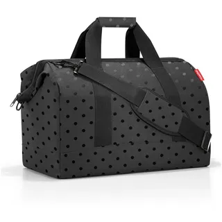 Reisenthel allrounder L glossy dots black - Schwarz