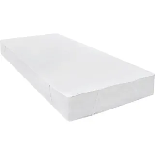 Matratzenauflage , Weiß , Textil , 160x200 cm , Oeko-Tex® Standard 100 , Schlafzimmer, Matratzen, Matratzenschoner & Matratzenzubehör