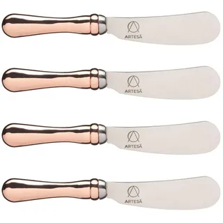 Artesa Buttermesser-Set, Edelstahl-Besteck, 4er-Set Buttermesser, je 12 cm