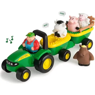 Heuwagen mit lustigen Tiergeräuschen
