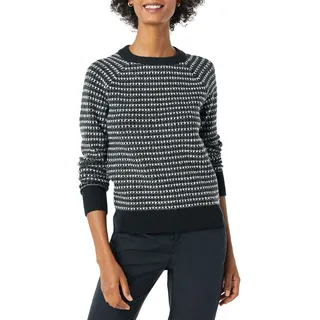 Amazon Essentials Damen Soft-Touch-Pullover mit Rundhalsausschnitt und Fair-Isle-Muster