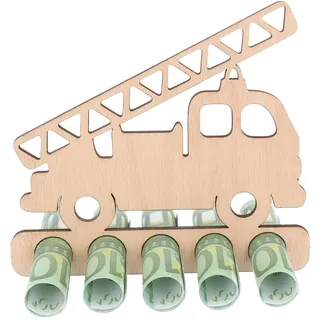 Spruchreif | Originelles Geldgeschenk Feuerwehr | Geschenke aus Holz | Feuerwehr Geschenke