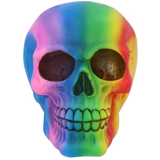 Nemesis Now Regenbogen-Schädel 15,5 cm, Polyresin, Mehrfarbig, Einheitsgröße