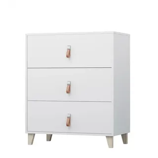 Deine Möbel 24 Kinderkommode Fagot 2 80/96/45 in Weiß Scandi-Still , Holzwerkstoff , 80x96x45 cm , Babymöbel & Kindermöbel, Babyzimmer, Babyregale & Kinderregale