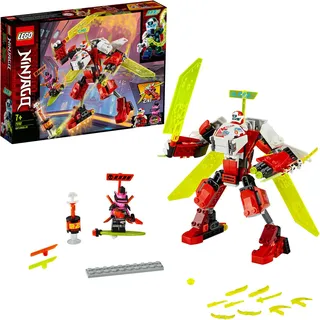 LEGO 71707 NINJAGO Kais Mech Jet Flugzeug 2-in-1 Bauset, Prime Empire Rennaction