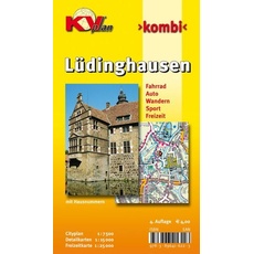 Lüdinghausen & Seppenrade, KVplan, Radkarte/Freizeitkarte/Stadtplan, 1:25.000 / 1:15.000 / 1:7.500