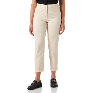 s.Oliver BLACK LABEL Women's 2131294 Hose 7/8, Regular Fit, Creme | gelb 1027, 40