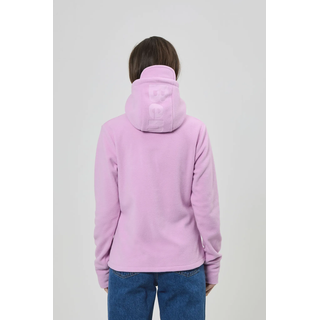Fleecejacke BENCH. "NINJA", Damen, Gr. 36, lila (violet), Fleece, Obermaterial: 100% Polyester, unifarben, figurbetont, Jacken Fleecejacke, mit Reißverschluss, aus Polyester und Kunstfaser, Langarm