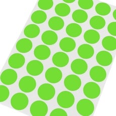 KLEBESHOP24 Markierungspunkte aus Papier selbstklebend Farbe, Größe und Menge auswählbar (hellgrün 50 mm 50 Stück)