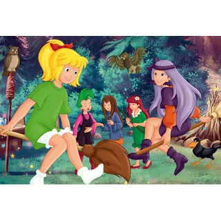 Schmidt Spiele 56568 Bibi Blocksberg, Auf dem Berg, 100 Teile Kinderpuzzle