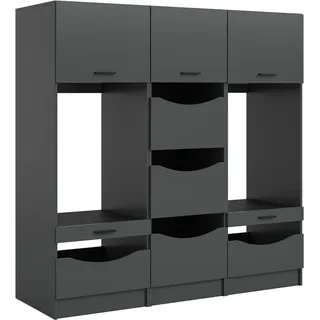 WELLTIME FALAS 3-tlg. Schwarz