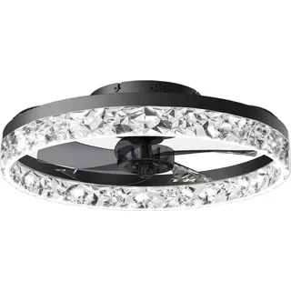 Deckenventilator mit Licht, geräuschloser Betrieb, 6 Geschwindigkeitsstufen, Fernbedienung, C2