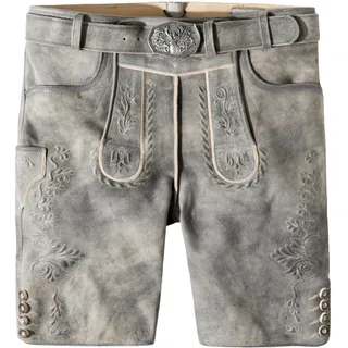 Stockerpoint Herren Lederhose Oliver I Größe 44-60 I Bequeme Trachtenhose in edler Hirschoptik I Aus 100% hochwertigem Wildbockleder I Perfekt für Trachten & Festlichkeiten