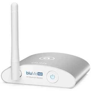 Auris Blume HD Musik 5.3 Bluetooth Receiver mit Großer Reichweite - HiFi Wireless Audio Aux Bluetooth Adapter mit Audiophilen DAC, LDAC und aptX HD für Streaming auf Stereoanlage – Adapter Aux