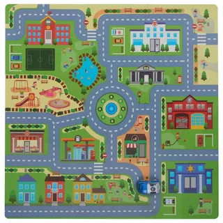 My Baby Lou Bodenpuzzle , Multicolor , Kunststoff , 92x1x92 cm , Reach, EN 71 , Baby & Kindermöbel, Babyzimmer, Kinderzimmer Deko