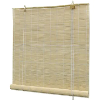 vidaXL Bambusrollo Natur 100x160 cm