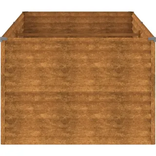 vidaXL Hochbeet 196x100x69 cm Cortenstahl - Braun