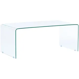 Beliani Kendall Transparent Glas 100 x 40 x 50 cm