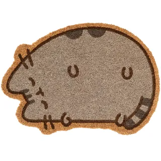 Pusheen Grupo Erik Kokosmatte Fußmatte Pusheen Cat - Schmutzfangmatte 40x60 cm - Fussmatte Lustig - Türmatte Innen Kawaii Deko Merch