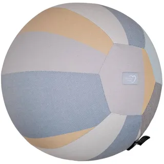 Hoppediz Luftballon-Hülle, praktischer Handtaschen Ball, Spielspaß für unterwegs und zuhause, schnell aufgepustet, Geschenkidee, 2 Luftballons inklusive, Design Riga, Ø 25 cm