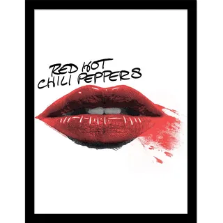 Pyramid International Red Hot Chili Peppers (Lips) Sammlerdruck, 30 cm x 40 cm, Wandkunst-Poster, offizielles Band-Kunstwerk, Einheitsgröße