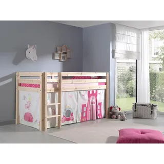 Vipack Spielbett Pino mit Vorhang Princes