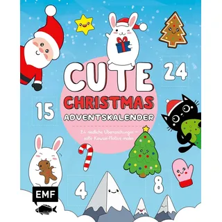 Edition Michael Fischer Kawaii-Adventskalender-Buch: Cute Christmas