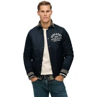 Superdry für Herren. M5012243A Athletic Varsity Bomberjacke Navy (S), Lässig, Polyester, Marine