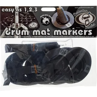 Protection Racket Drum Mat Numbered Markers