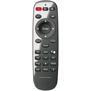 VR-Radio Zubehör zu WLANradio: Ersatz-Fernbedienung für WLAN-HiFi-Tuner IRS-695.cd (HiFi-Internetradio, Internetradio WLAN DAB, Alarm)