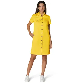 Madeleine Kleid Blusenkleid Gelb 36