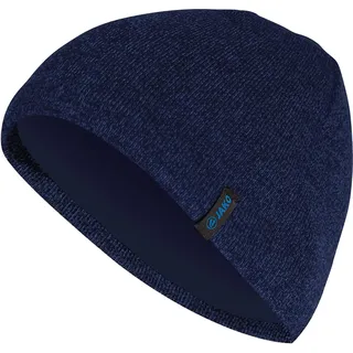 Jako Strickmütze Marine-Meliert S-M
