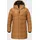 Parka WMS wärmende Winterjacke mit synthetischer Daune wind und wasserabweisende Funktionsjacke mit gefütterter Kapuze caramel 42