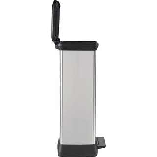 Curver Deco Bin 50 l Silber