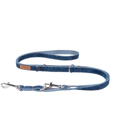 Bild von LEASH ADJUSTABLE Denim S 100/200X1CM (S, Hund), Halsband - Leine