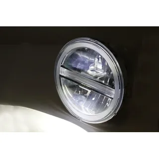 Highsider LED Hauptscheinwerfereinsatz TYP 6 mit TFL, rund, 5 3/4 Zoll verchromt