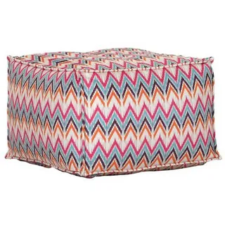 Landscape HOCKER Orange, Pink, Hellblau, Beige - 65x45x65 cm