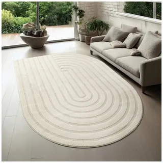 The CarPET Teppich »Everest« rechteckig 14 mm Höhe moderner Wohnzimmer Teppich hohe Flordichte beige