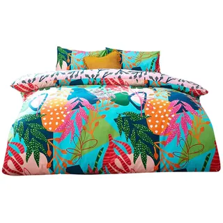 Möbel. Coralina Tropical Palm Bettbezugs-Set
