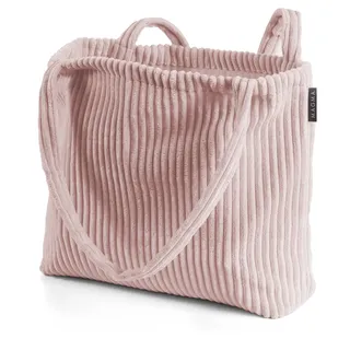 Magma Heimtex MAGMA Umhängetasche Tasche SHARA Cord Look Schultertasche Tragetasche (Rose)