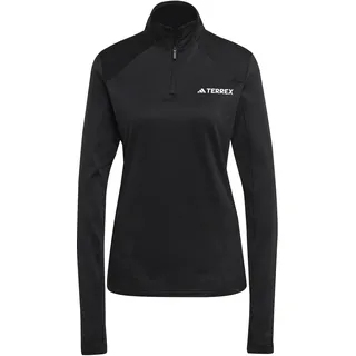 Adidas Damen Sweatshirt (Long Sleeve) W Multi 1/2 FL, Black, HT9525, 2XL