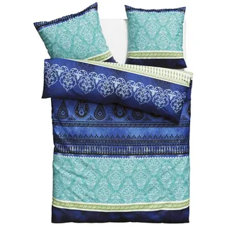 Home Affaire Bettwäsche HOME AFFAIRE "Sonnenham", blau, B/L: 135cm x 200cm, 1 Stk., 1 Stk., Renforcé, B/L: 80cm x 80cm, 2, Renforcé, Obermaterial: 100% Baumwolle, Bettwäsche, Bettwäsche, in Gr. 135x200 oder 155x220 cm, 100% Baumwolle, Paisley