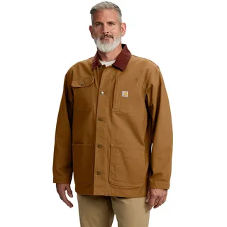 CARHARTT Rugged Flex Duck Loose-Fit, Textiljacke - Braun - S
