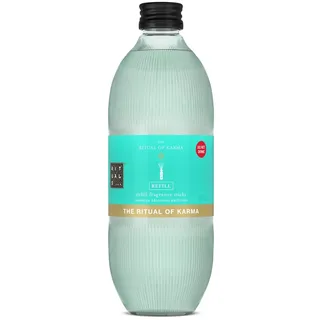 RITUALS Reed Diffuser 1x Nachfüllpack The Ritual of Karma - Zweifach nachfüllbar – Duftstäbchen mit Lotusblume und Weißem Tee – Belebender Raumduft - 1x 500ml