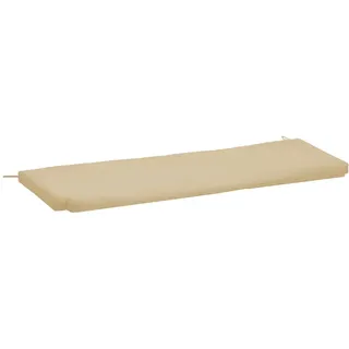 Kissen - Teak Bank mit Armlehne 120cm 100% Polyester
